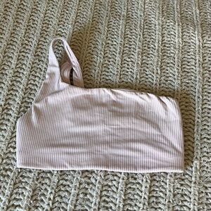 Ribbed One-Shoulder Lululemon Sports Bra